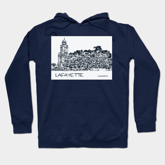 Lafayette Louisiana Hoodie by Lakeric